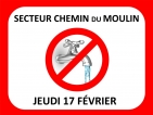 17 février | Coupure d'eau - Secteur chemin du Moulin