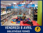 Bibliothèque FERMÉE