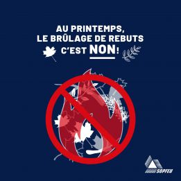 Feux de printemps – soyons vigilants!
