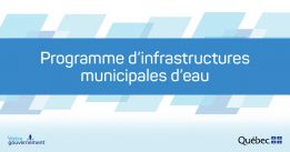 Plus de 1 M$ pour les infrastructures d’eau à Sainte-Adèle 