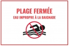 7 juillet | Fermeture de la plage Jean-Guy-Caron jusqu'à nouvel ordre