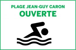 12 juillet | Réouverture de la plage Jean-Guy-Caron