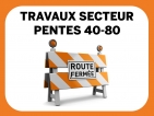 À compter du 22 avril 2024 | Réaménagement des pentes 40-80 - finalisation des travaux