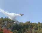 Feu de forêt au Mont Baldy