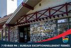 Bureaux fermés en après-midi