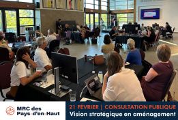 Consultation publique | Vision stratégique en aménagement