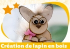 Bibli en folie | Création de lapin en bois