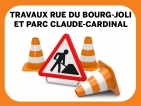 À compter du 26 août 2024 | Travaux rue du Bourg-Joli et parc Claude-Cardinal 