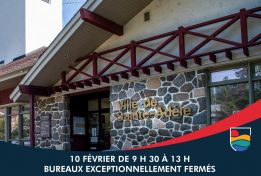 Bureaux exceptionnellement fermés de 9 h 30 à 13 h | Bibliothèque ouvrira à 12 h