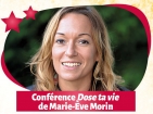 Bibli en folie | Conférence Dose ta vie de Marie-Ève Morin 