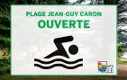 12 juillet | La plage Jean-Guy-Caron rouverte à la baignade