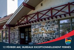 Bureaux fermés de 8 h à 13 h | Ouverture de la bibliothèque à 13 h