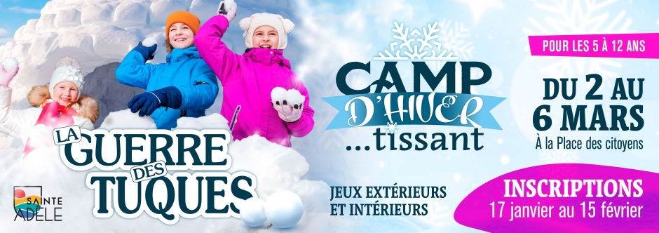 CAMP D'HIVER... TISSANT 2026