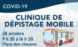 Mercredi 28 octobre | Clinique de dépistage mobile SANS RENDEZ-VOUS