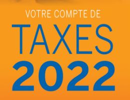 Taxes municipales 2022 | Envoi des comptes de taxes