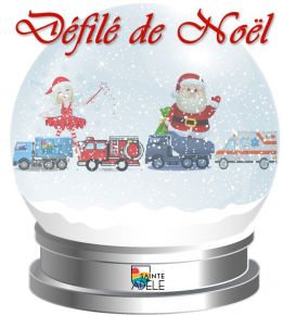 Défilé de Noël du Service des travaux publics et des incendies