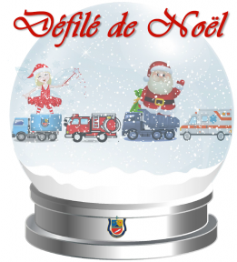 Défilé de Noël du Service des travaux publics et des incendies