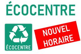 À compter du 1er novembre | Horaire d’hiver à l’écocentre