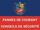 PANNES DE COURANT | CONSEILS DE SÉCURITÉ