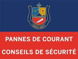 PANNES DE COURANT | CONSEILS DE SÉCURITÉ