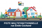 Rue Émile-Cochand | Piste multifonctionnelle et sens unique