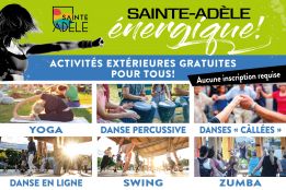 Du 26 juin au 18 août | Sainte-Adèle énergique!