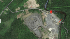 Accès restreint du chemin Notre-Dame (carrières Lafarge)