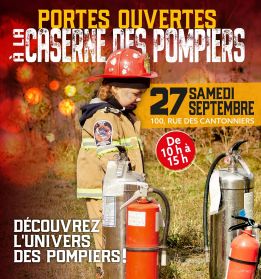 Journée portes ouvertes à la caserne des pompiers