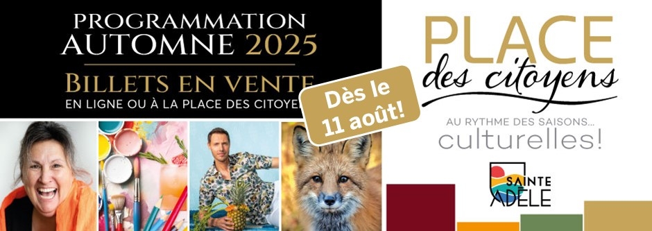Prog PDC automne 2025 - billets 11 août