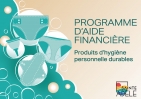 Programme d’aide financière | Produits d’hygiène personnelle durables