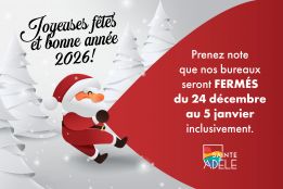 Horaire du temps des fêtes