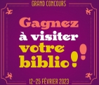 Du 12 au 25 février | Grand concours gagnez à visiter votre bilbio!